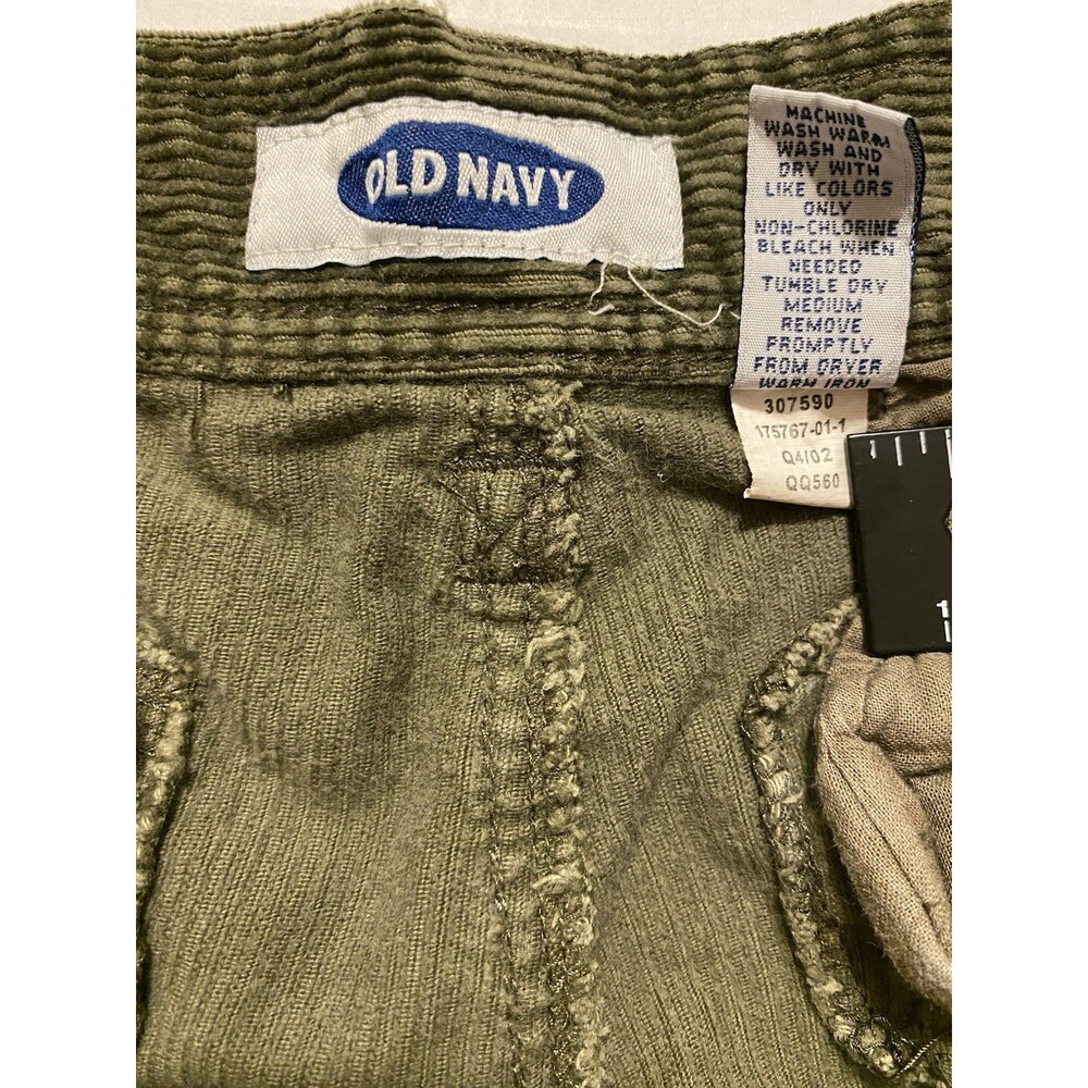 Vintage Old Navy Corduroy Cargo Pants Mens 32x31 Y2K 90s Baggy Skater Grunge - Picture 8 of 13